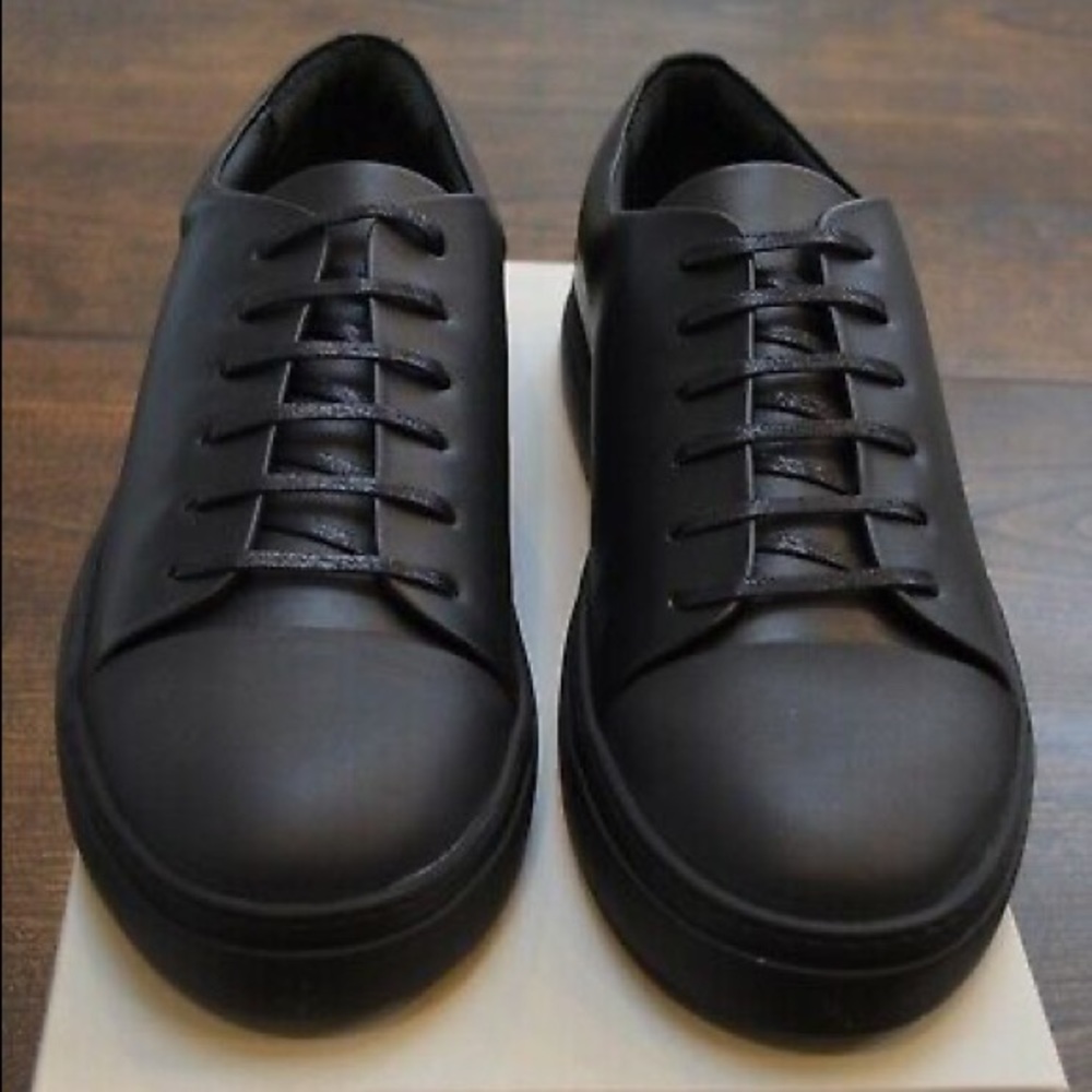 COS Black Leather Shoes Size 8